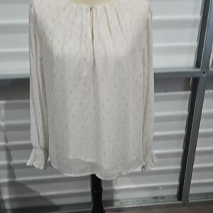 Worthington Gold Relaxed Long Sleeve Blouse‎
